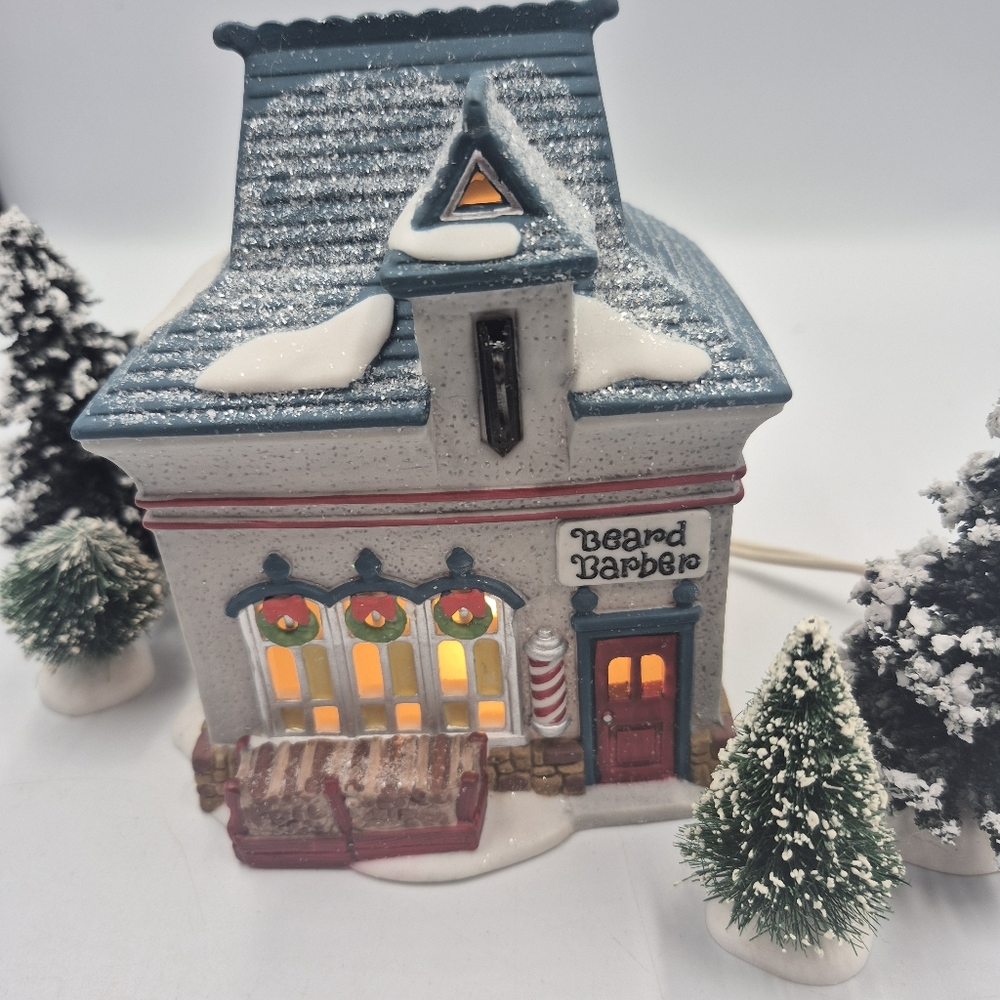Dept 56 Beard &Barber Shop North Pole